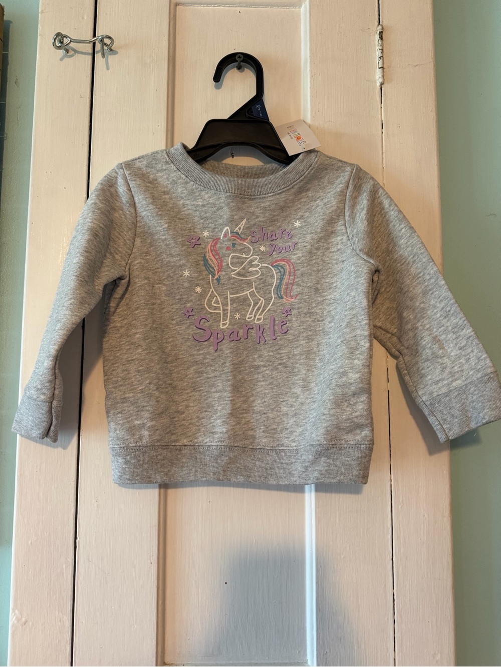 Garanimals Gray Unicorn Sparkle Pullover